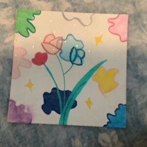 Colorful Floral Art Print